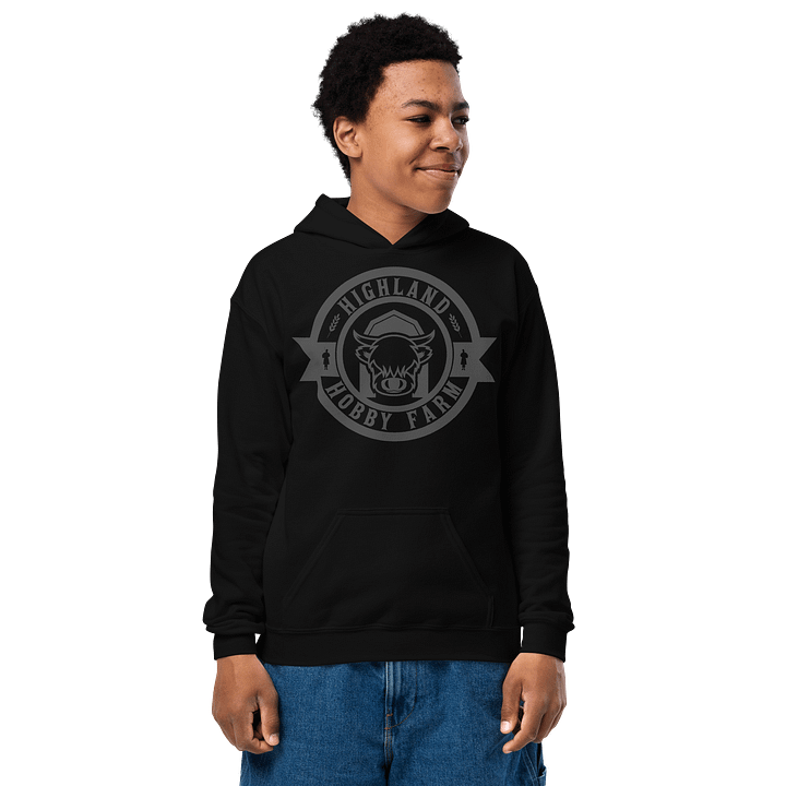 Modern Highland Hobby Farm Youth Hoodie product image (1)