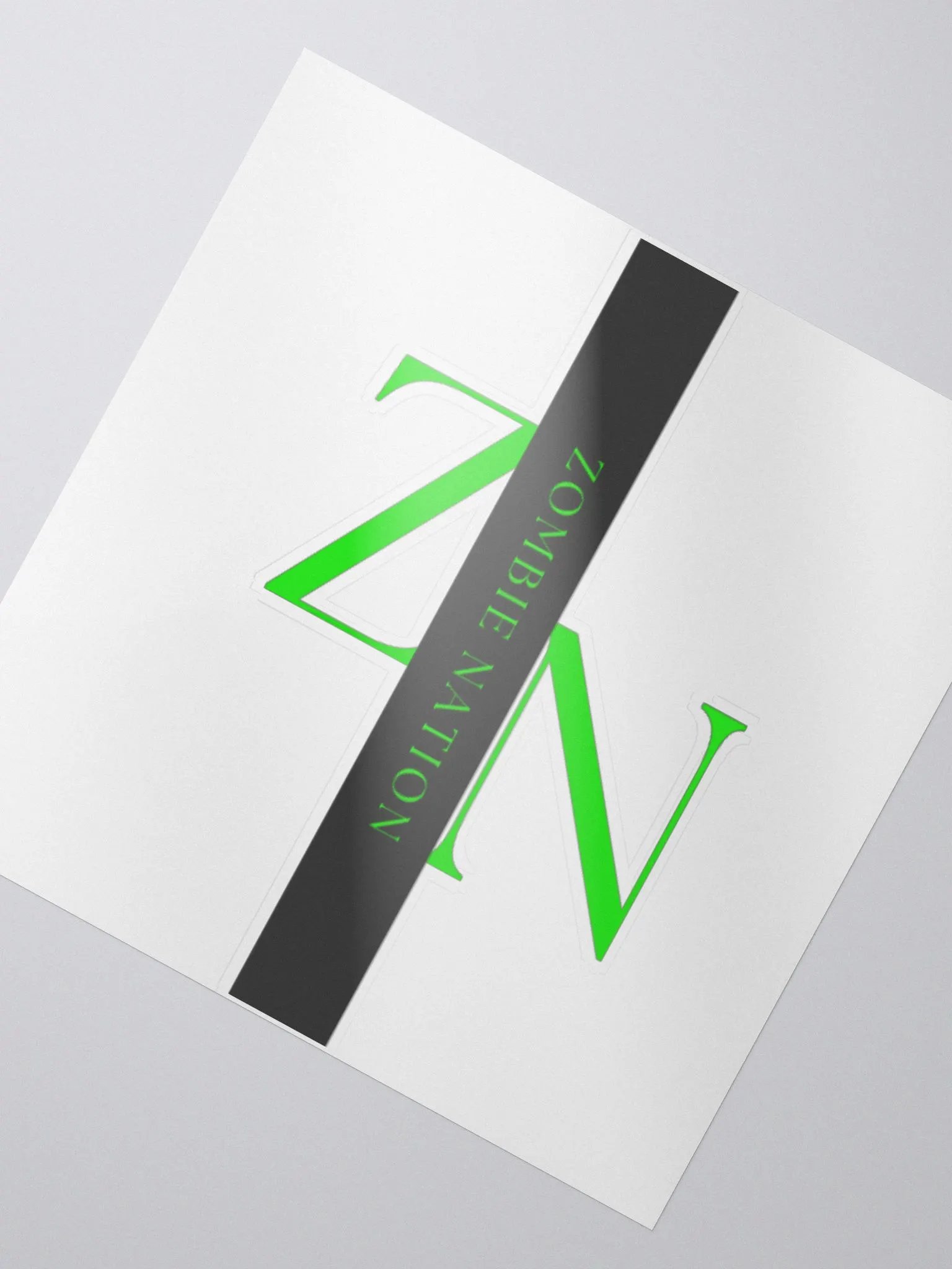 Zombie Nation sticker (green) product image (2)
