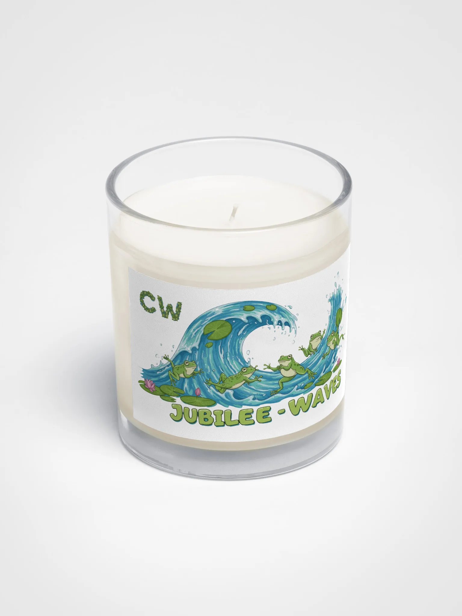 Frogs Jubilee Waves Soy Candle product image (2)