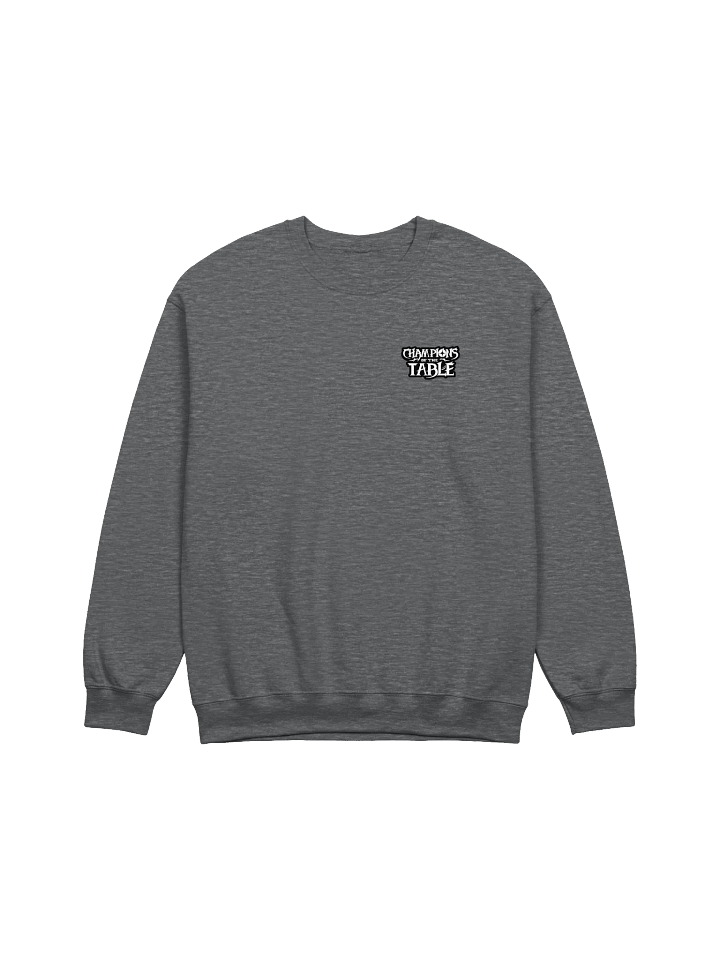 Champions of The Table - Corner Logo Sweater (Black & White) product image (1)