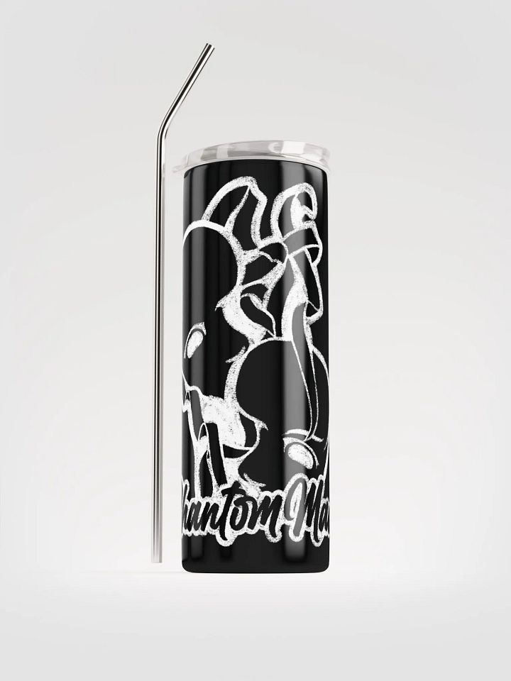 'PhantomMaul' White Logo Stainless Steel Tumbler product image (2)