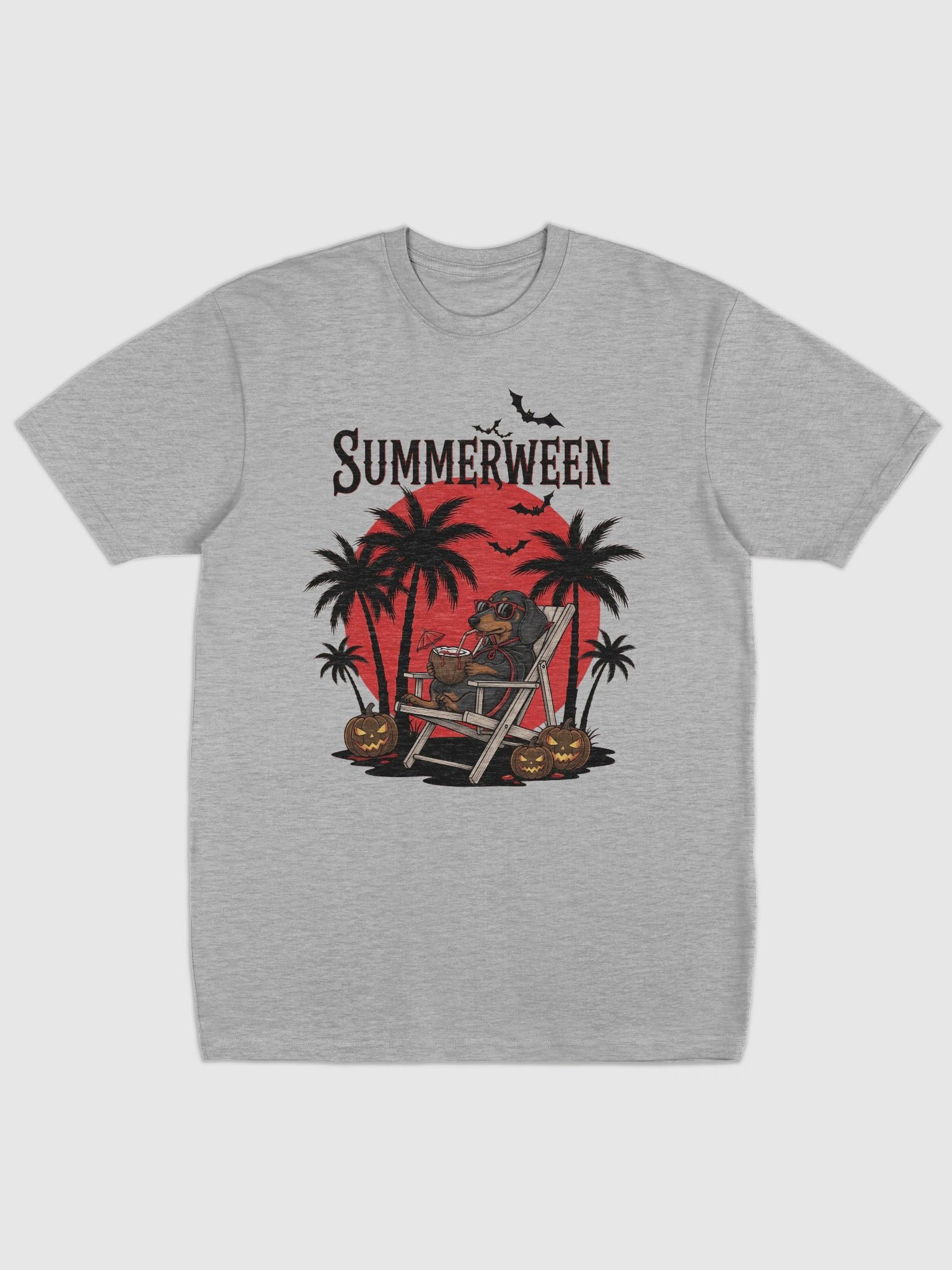 Summerween Vampire Dachshund T-Shirt product image (6)
