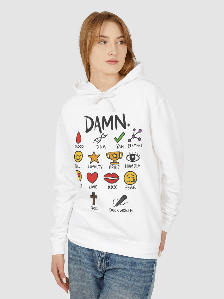 Kendrick Lamar Damn Notebook Hoodie product image (2)