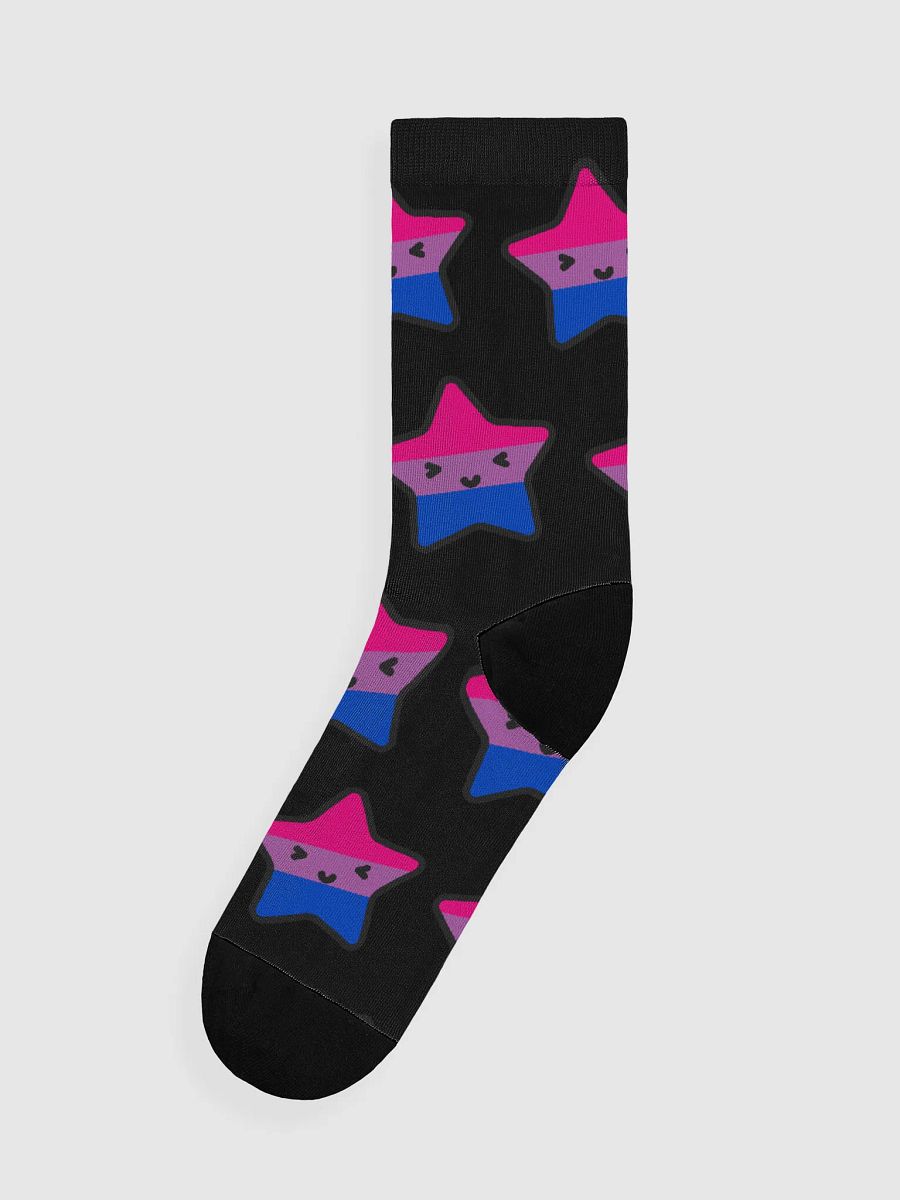 Bi Pride Lucy Black Socks product image (1)