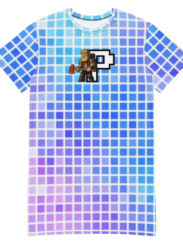 Patient PixelZ P Logo T-Shirt Dress (Pixel Night) product image (5)