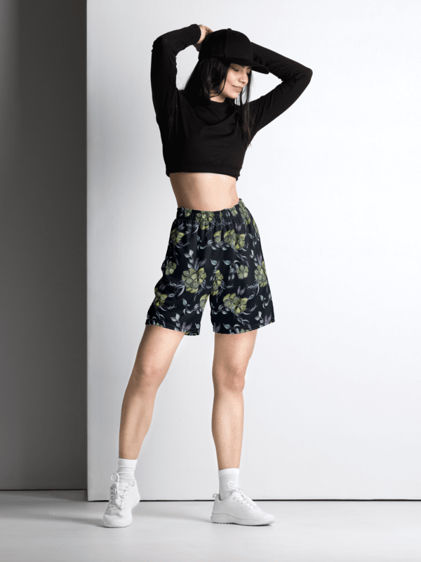 Gothic Flower | Recycled Unisex Mesh Shorts product image (2)