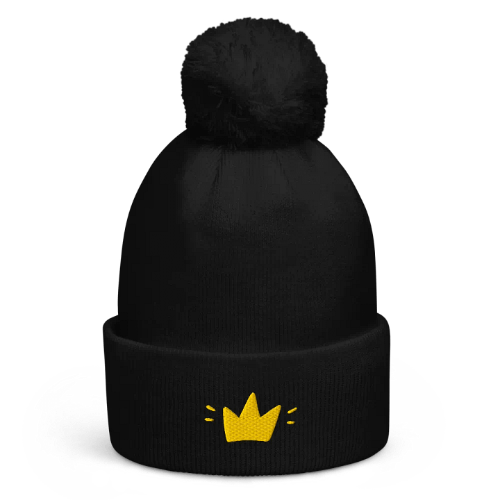 "Stick to the Kingdom" Crown Pom-Pom Beanie product image (1)