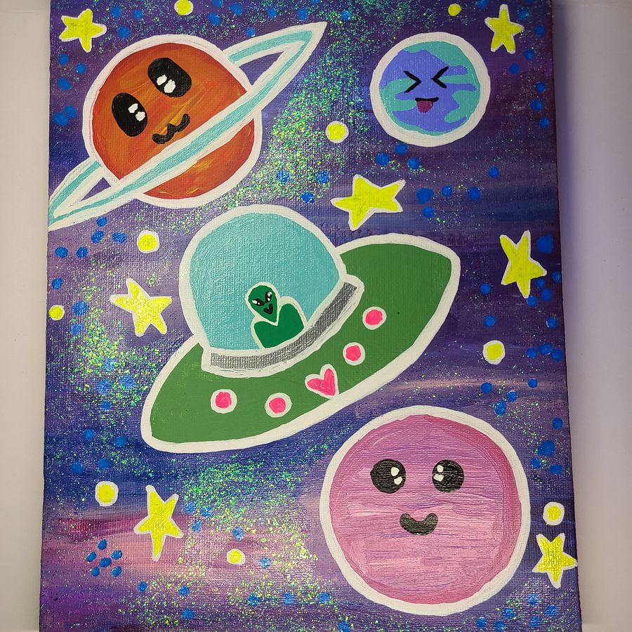 Interstellar K4w411 8x10 painting on canvas product image (4)