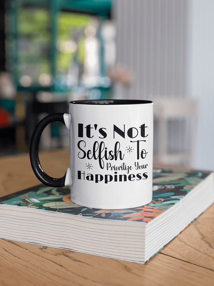 Prioritize Your Happiness Self-Care Ceramic Mug product image (1)