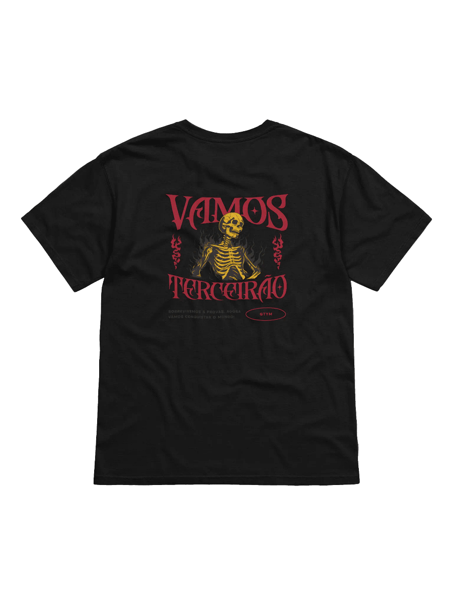 Flame Skeleton VAMOS TERCEIRÃO T-Shirt product image (21)