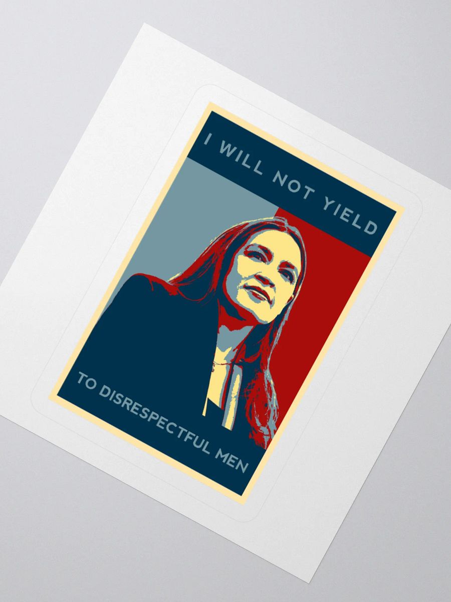 I Will Not Yield Kiss Cut Stickers product image (4)