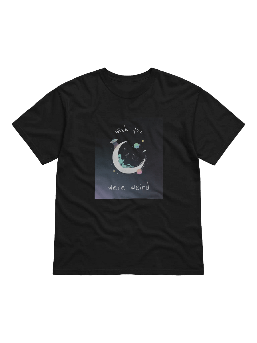 Weirdly Comfortable Alien Moon T-Shirt product image (3)