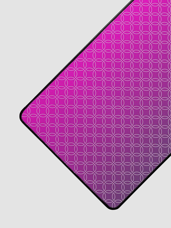 Desk Mat - Japanese Pink Purple Shippo Pattern product image (2)