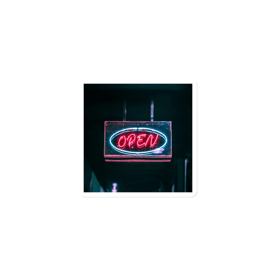 Neon Evening Magnet product image (1)
