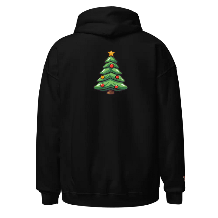 Topaz Christmas Black Hoodie (EMBROIDERED) product image (2)