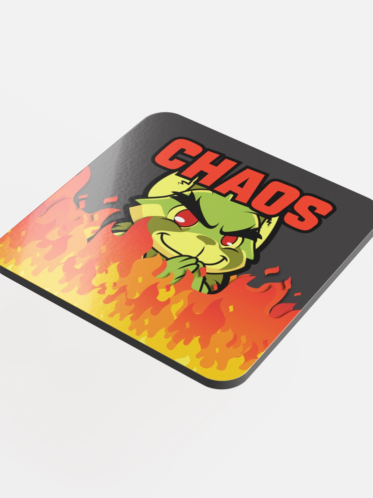 Chaos - Glossed Cork Coaster product image (4)