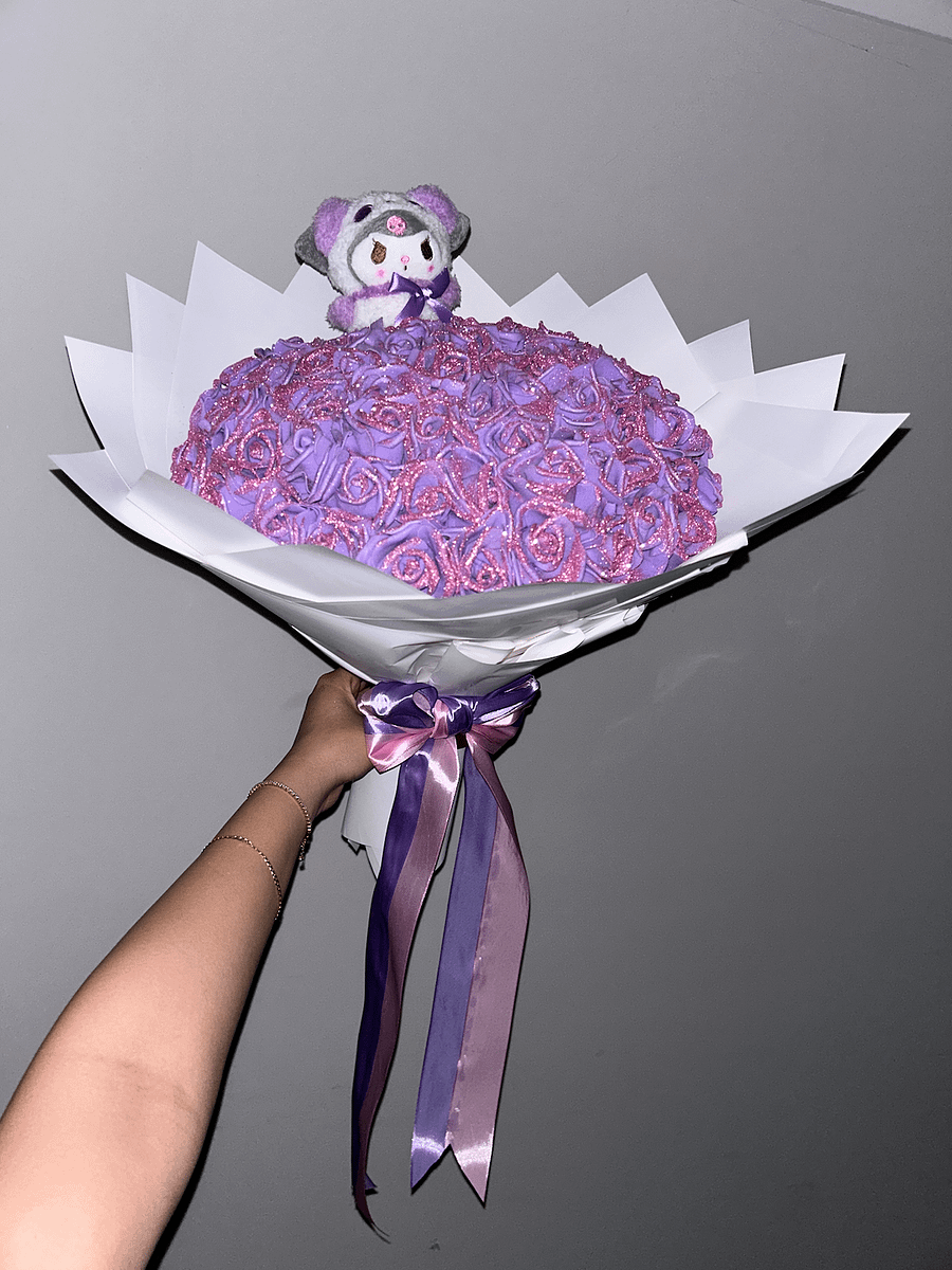 Purple Glitter Bouquet product image (2)