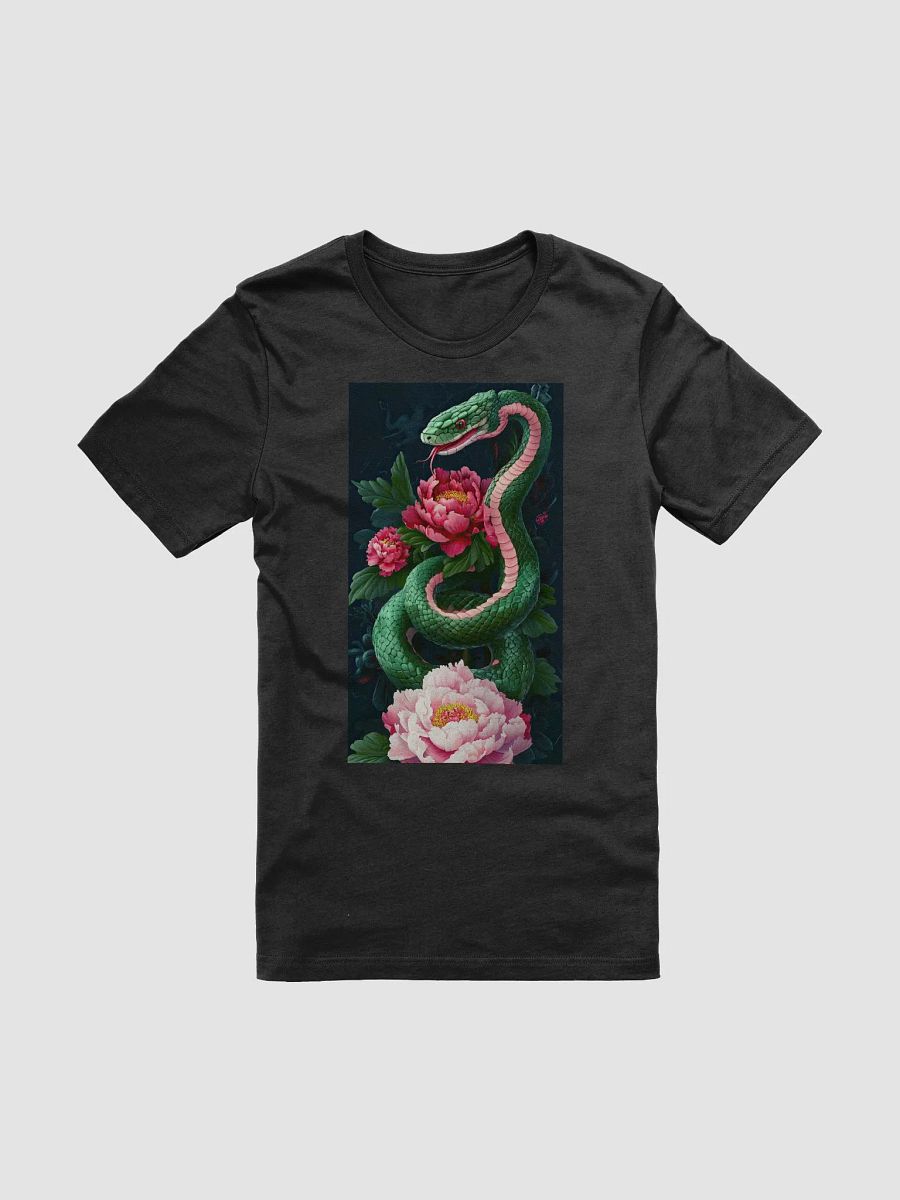 Pink and Green Floral Snake Supersoft Tee product image (6)