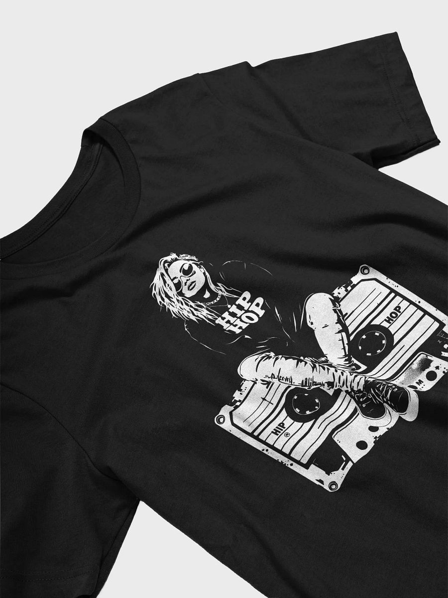 Hip Hop Girl Cassette Graphic T-Shirt - Retro Urban Tee product image (4)