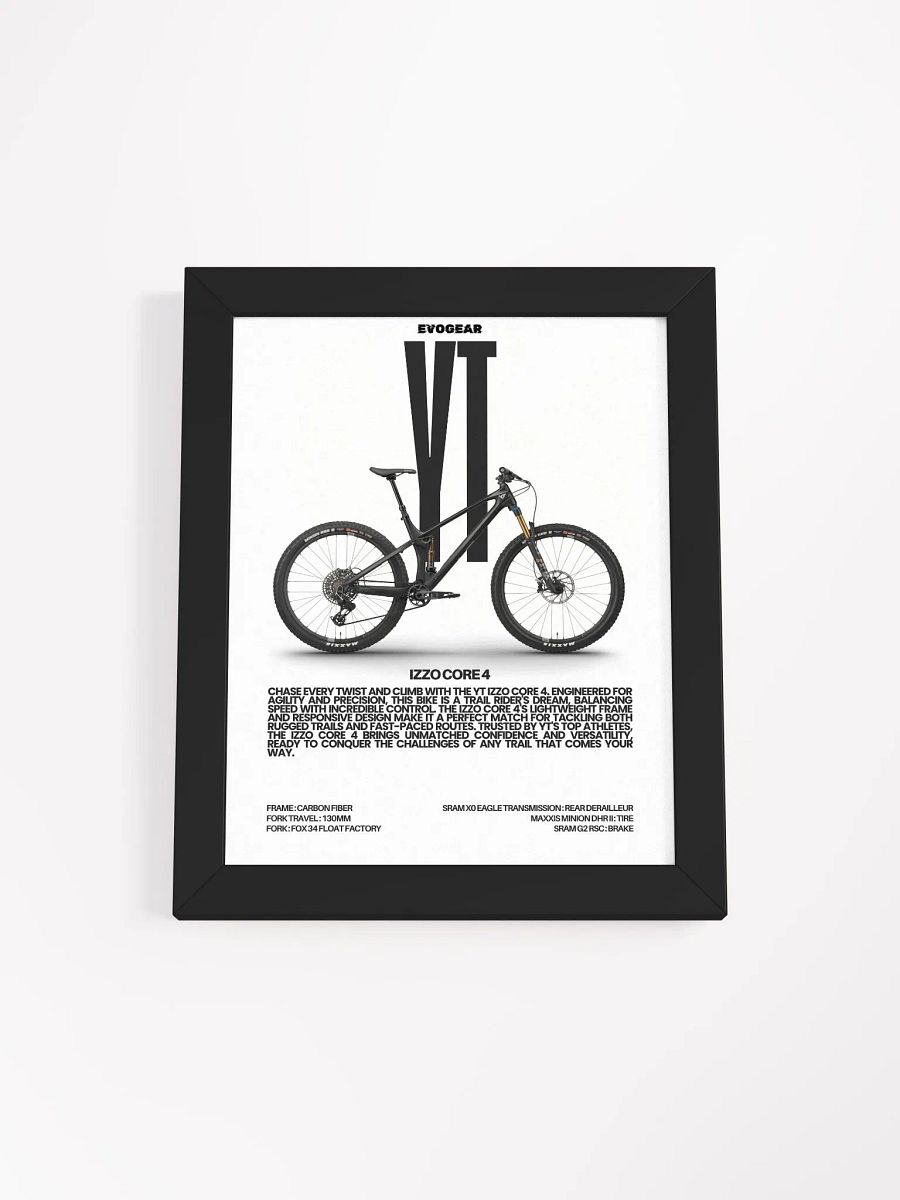YT Izzo Core 4 Black Frame product image (1)