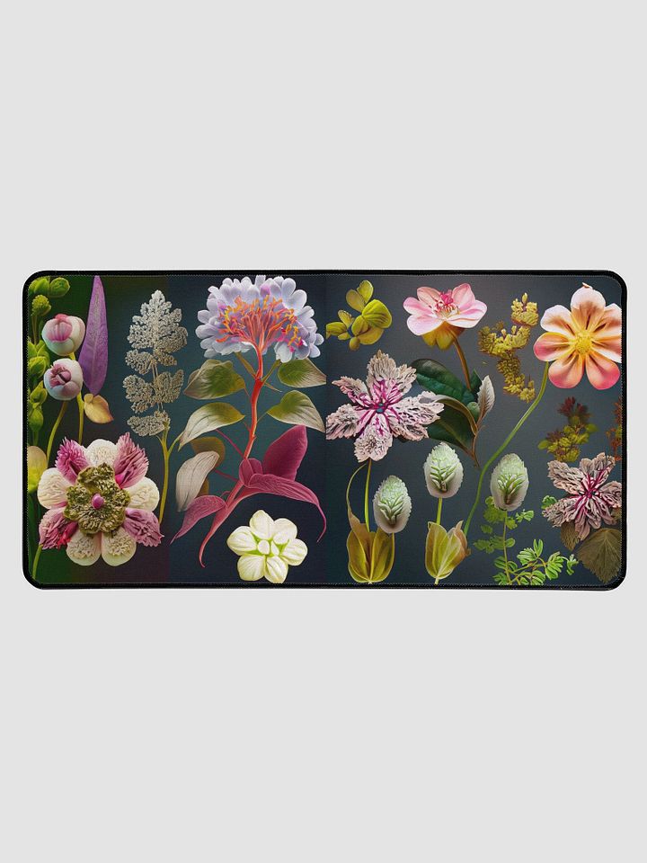 Unleash the Full Bloom on Your Desk: A Spacious Floral Mousepad product image (1)