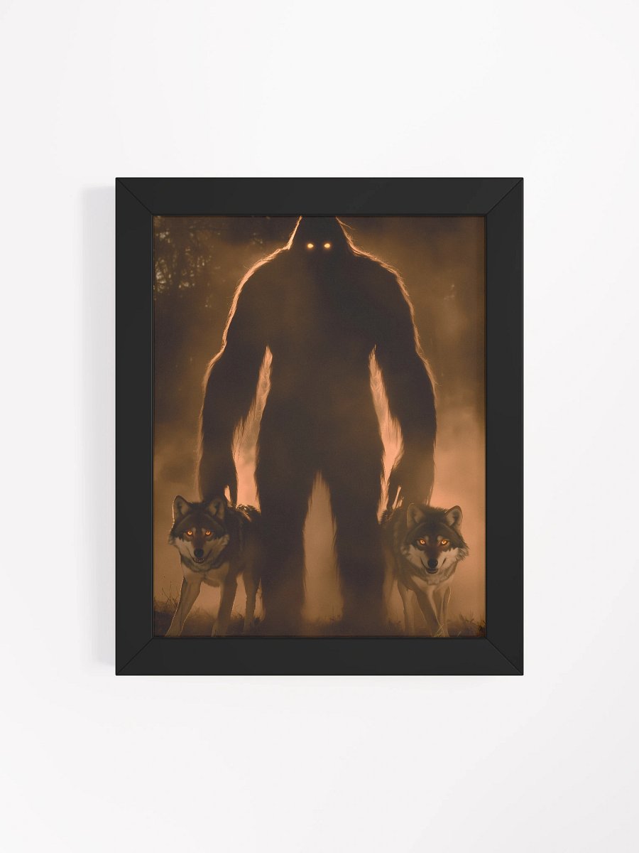 Copy of Bigfoot with Wolves – Cryptid Wall Art Poster product image (28)