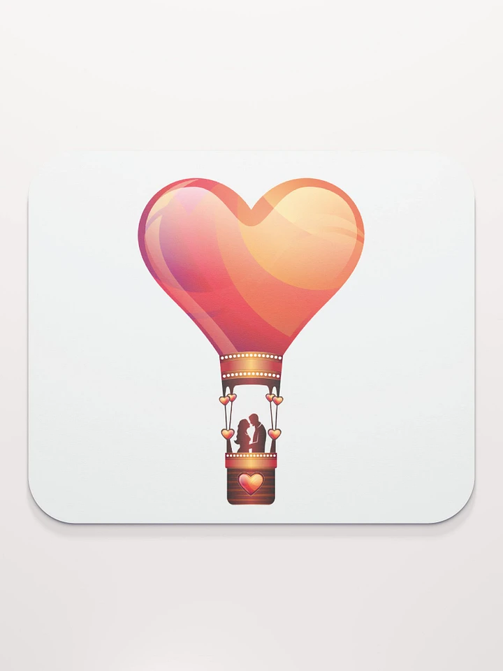 LOVE COUPLE IN A HOT AIR BALLOON HEART, LOVE, PROFILE, RED, PUNK, RETRO, VINTAGE, ADVENTURE, VALENTINES DAY, ROMANTIC, ROMANCE, COUPLE, GIRLFRIEND, BOYFRIEND, HUSBAND, WIFE product image (2)