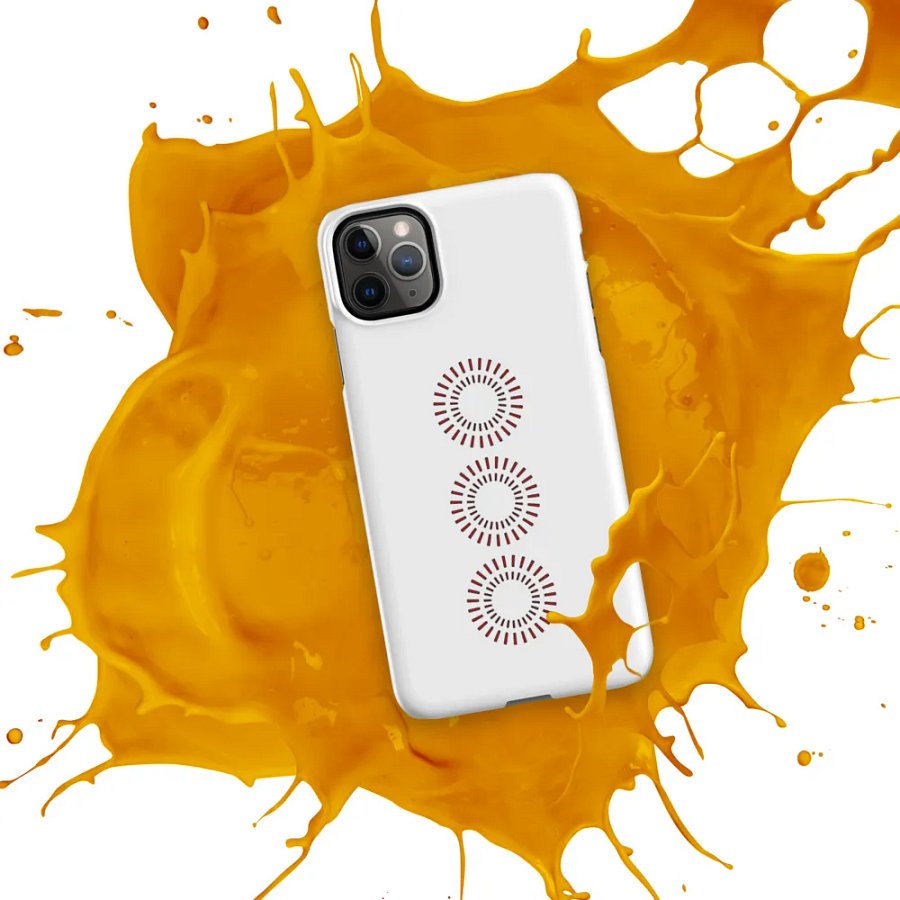 Red Circle Snap Case for iPhone® product image (53)