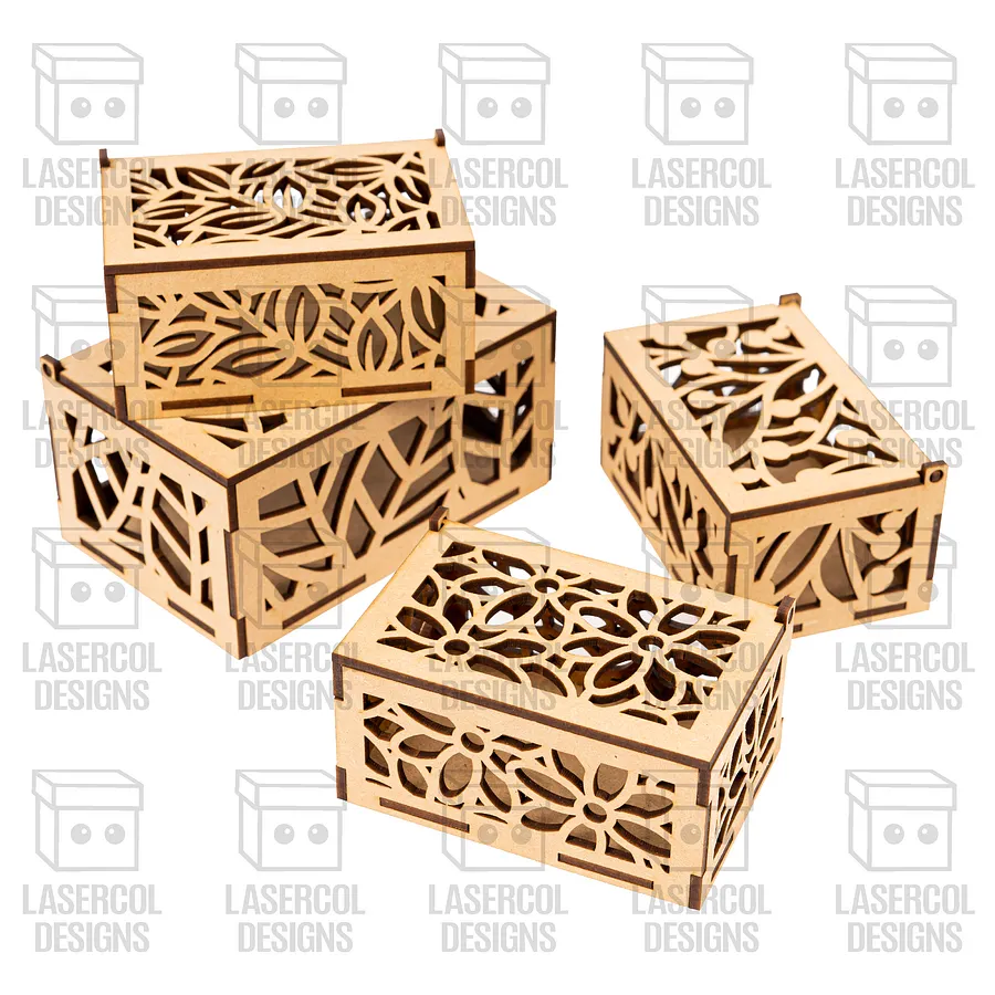 10 Boxes Set 2 (2 Sizes) - Laser Cut Files product image (7)