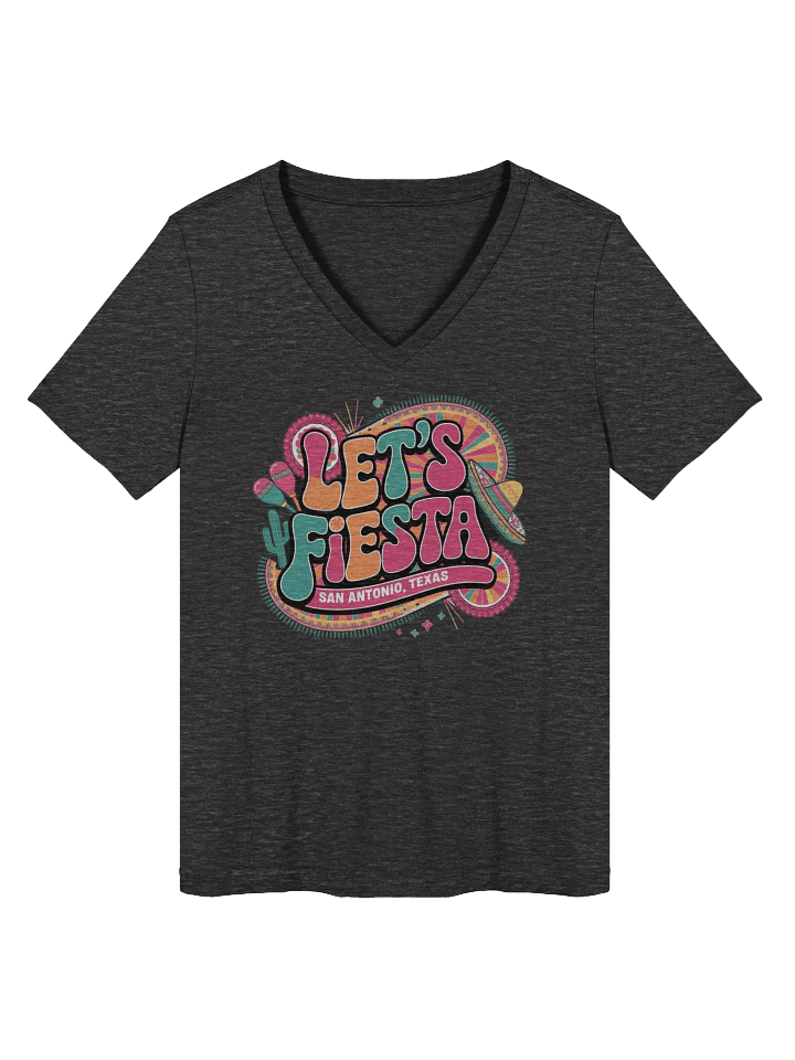 Fiesta San Antonio Women's V-Neck Tee product image (6)