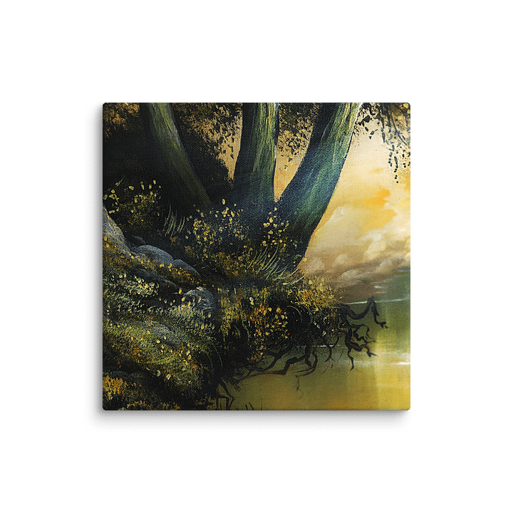 Big Tree Roots In Sunshine by the Lake product image (8)