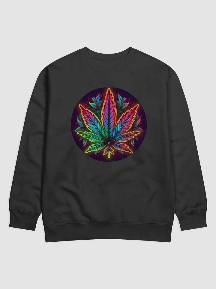 Colorful Classy - Cannabis Marijuana Leaf Design - Premium Sweatshirt product image (2)