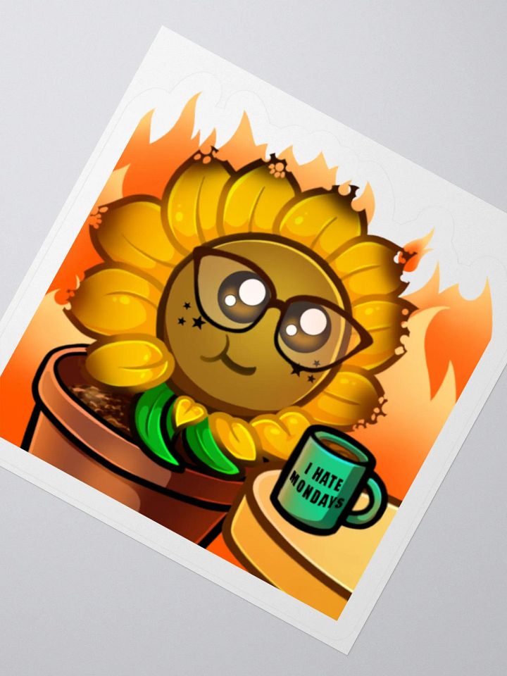 The is FINE Starflower Emote Sticker! product image (4)