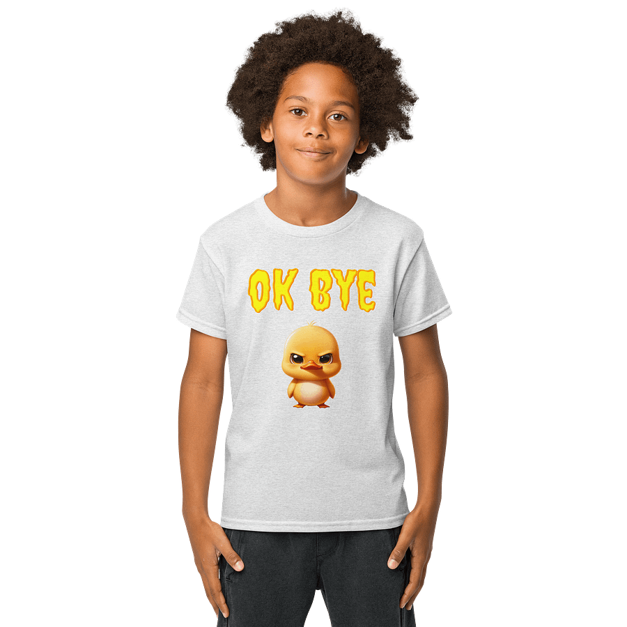 Quirky Duck 'OK BYE' Youth Sports Tee product image (9)
