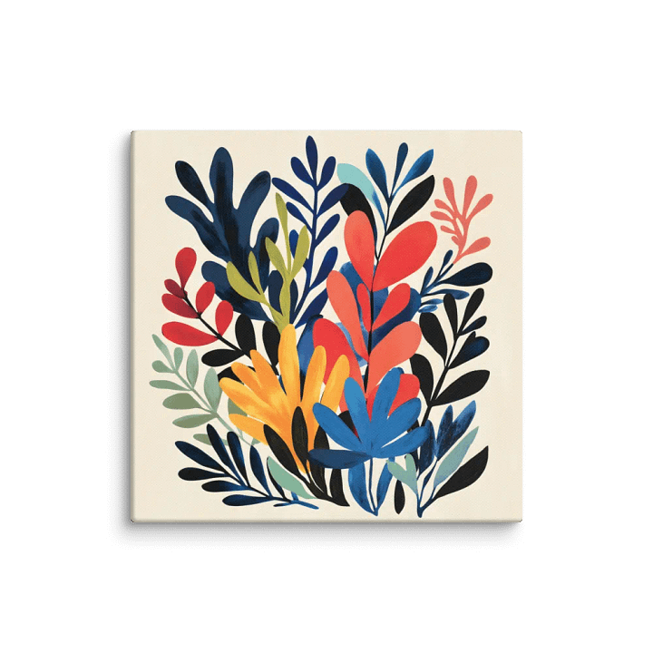 Vibrant Botanical Abstraction Canvas Art product image (12)