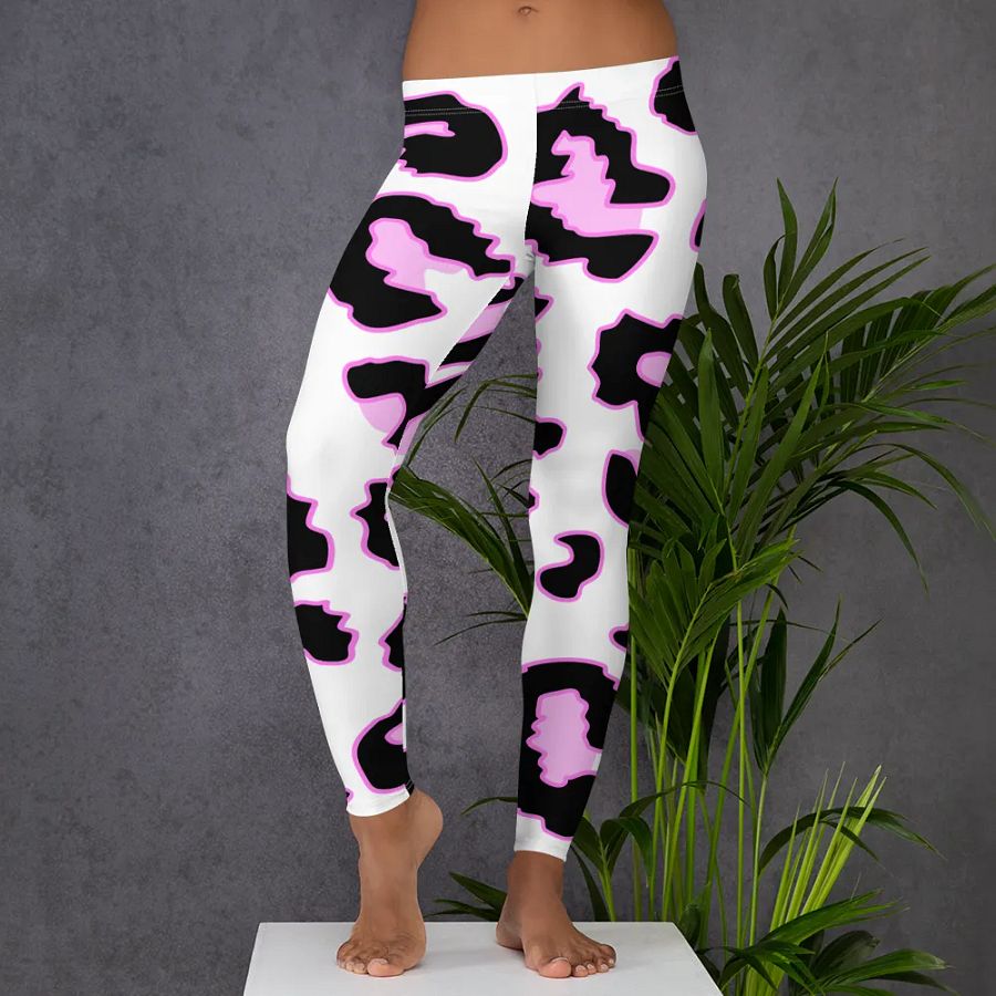 Black Leopard Print Leggings – Sleek, Stylish & Perfect for Any Occasion product image (5)