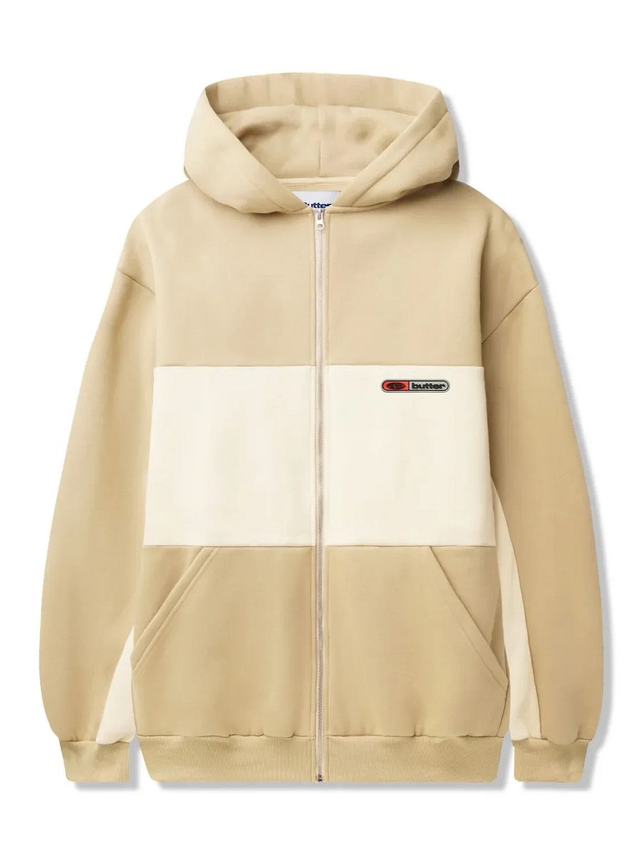 Panel Zip-Thru Hood, Tan product image (3)