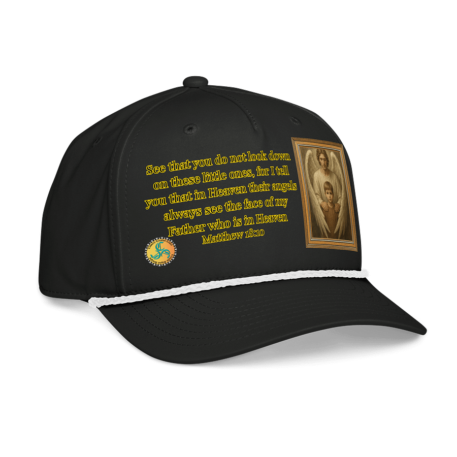 Angels Watch Over Them (Male) Richardson Five-Panel Classic Rope Cap product image (4)