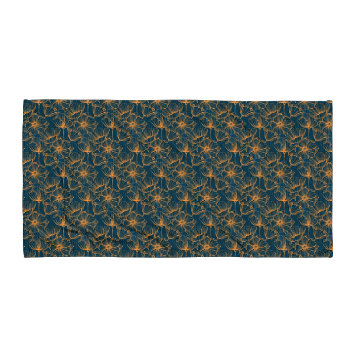 Dark Romantic Floral | Beach Towel product image (2)