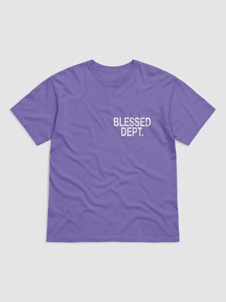 Blessed Dept. White Font T-Shirt product image (1)