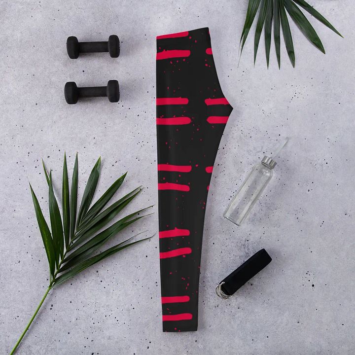 Leggings – Hand Drawn Seamless Geometric Pattern for a Trendy & Artistic Look product image (2)