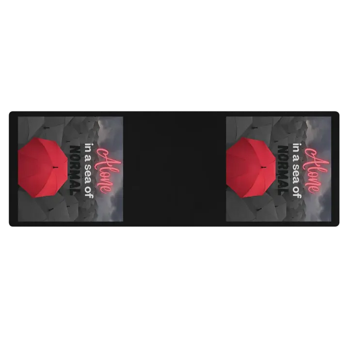 Alone in a Sea of Normal Yoga mat product image (1)