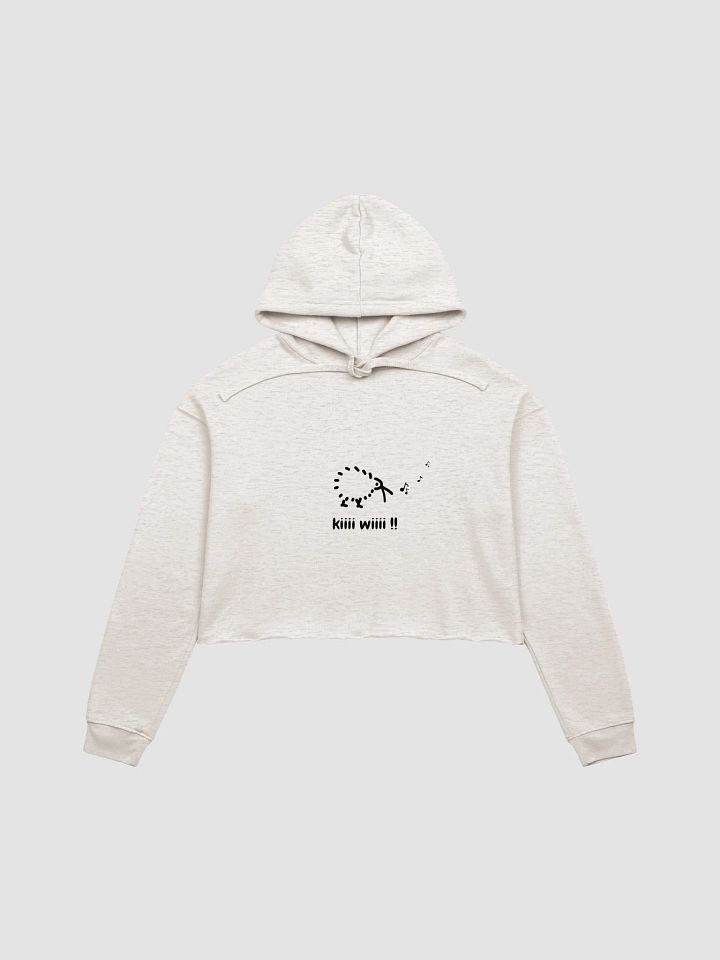 Kiwi Bird Sketch Crop Hoodie product image (3)