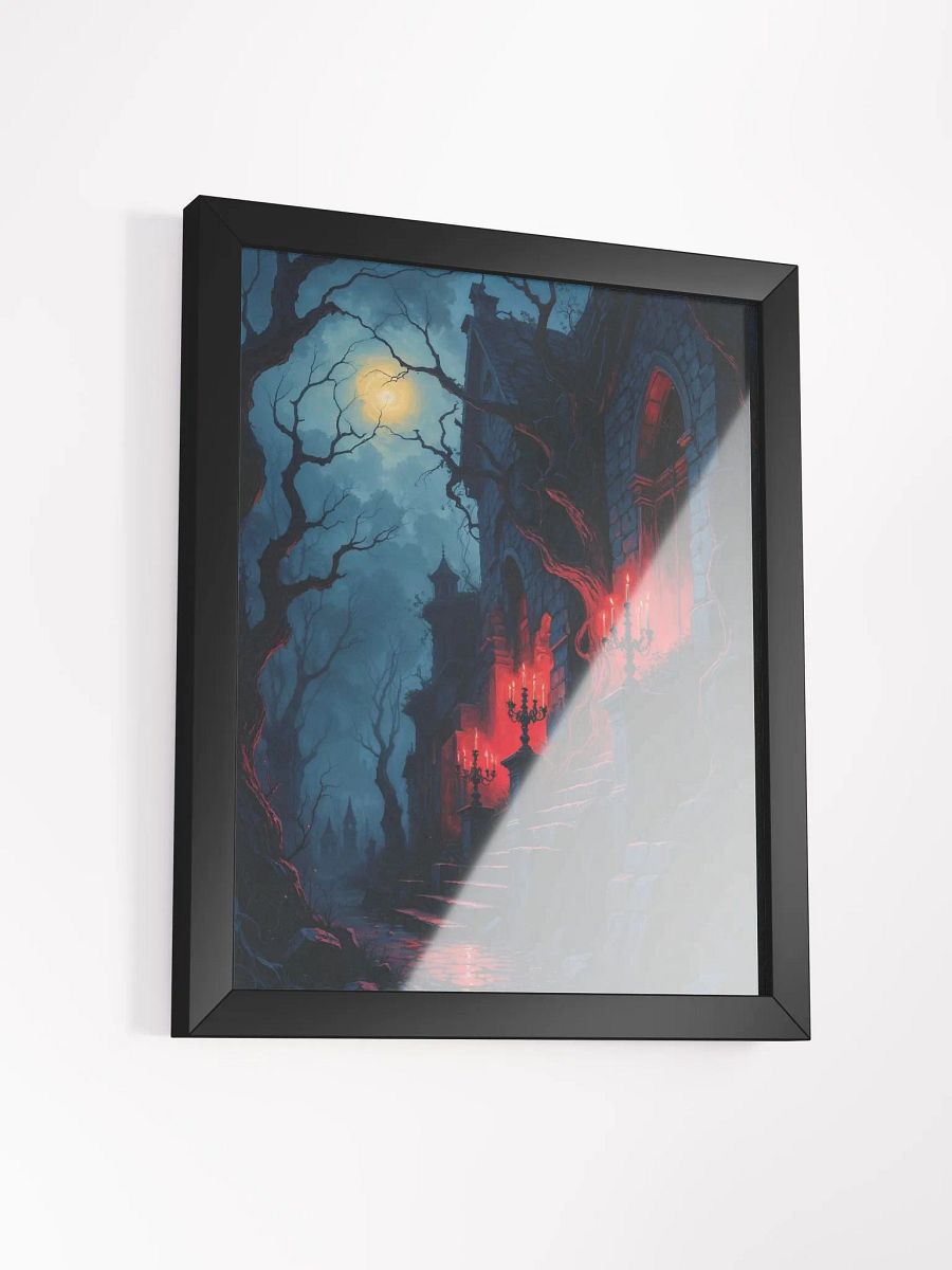Gothic Scene Moonlight Framed Print product image (14)