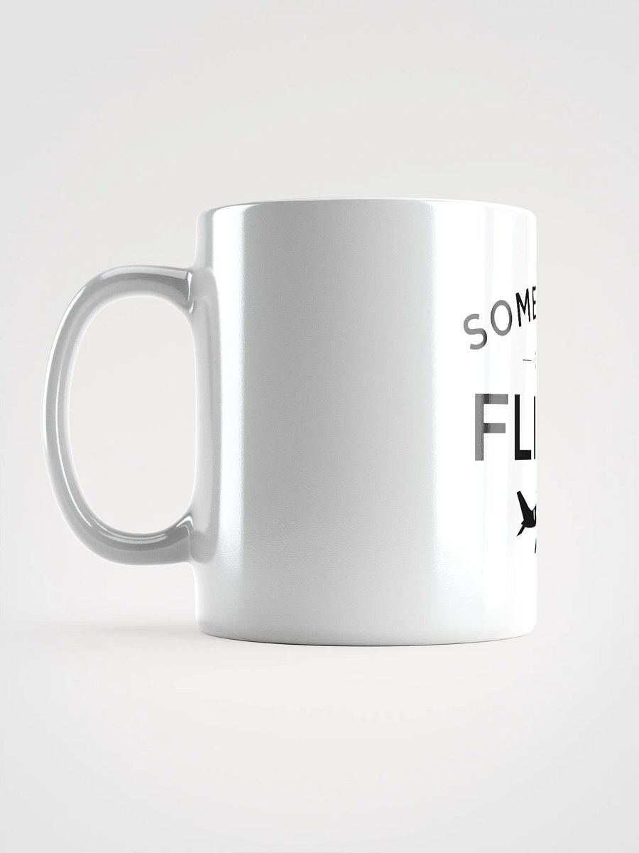 Somewhere on a Flight Mug - White product image (7)