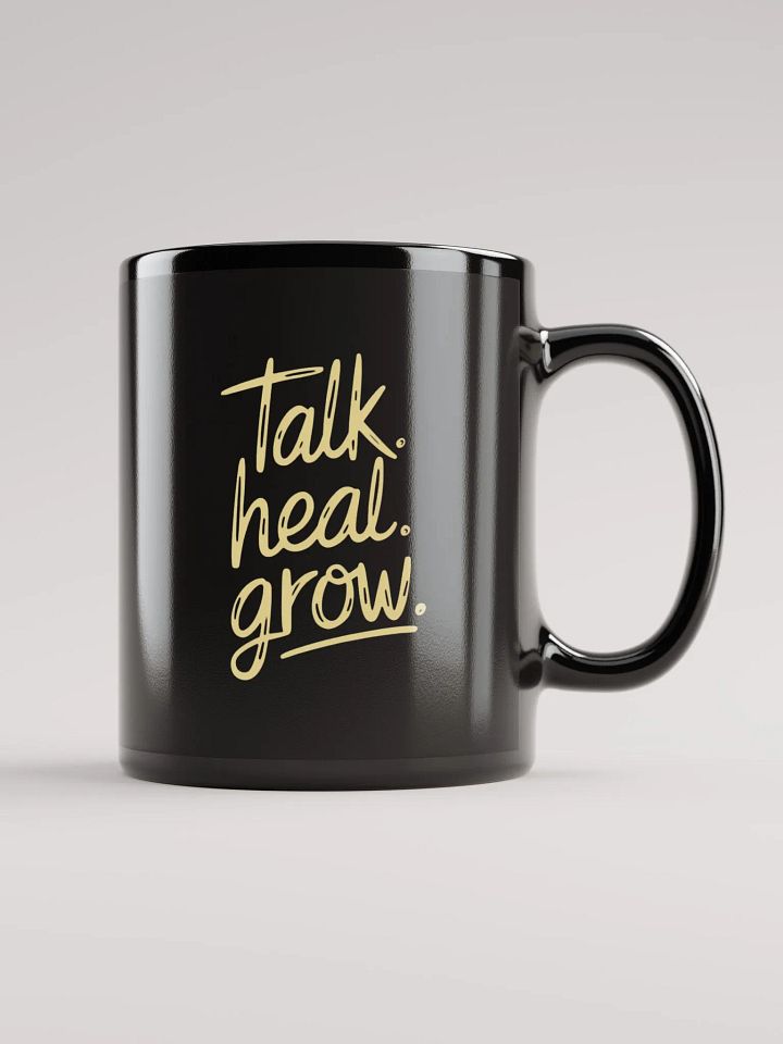 Hero Menswear Ceramic Mug – "Talk, Heal, Grow" product image (2)
