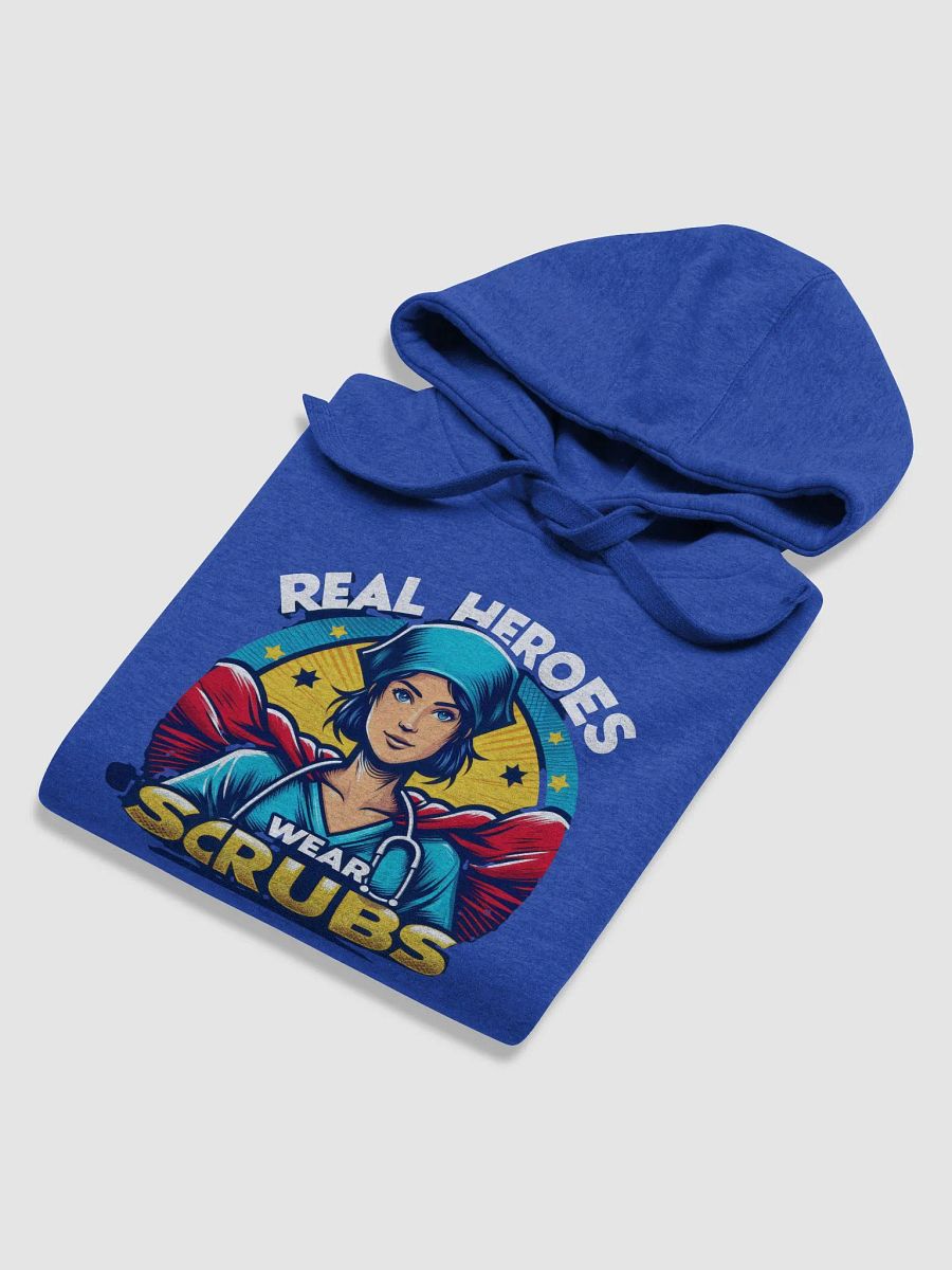 Real Heroes Wear Scrubs Hoodie product image (56)