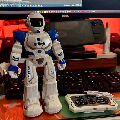 Okay my uncle got me this dope ass programmable robot for Christmas! I am 40 years old and this robot absolutely SHREDS 🤖✨