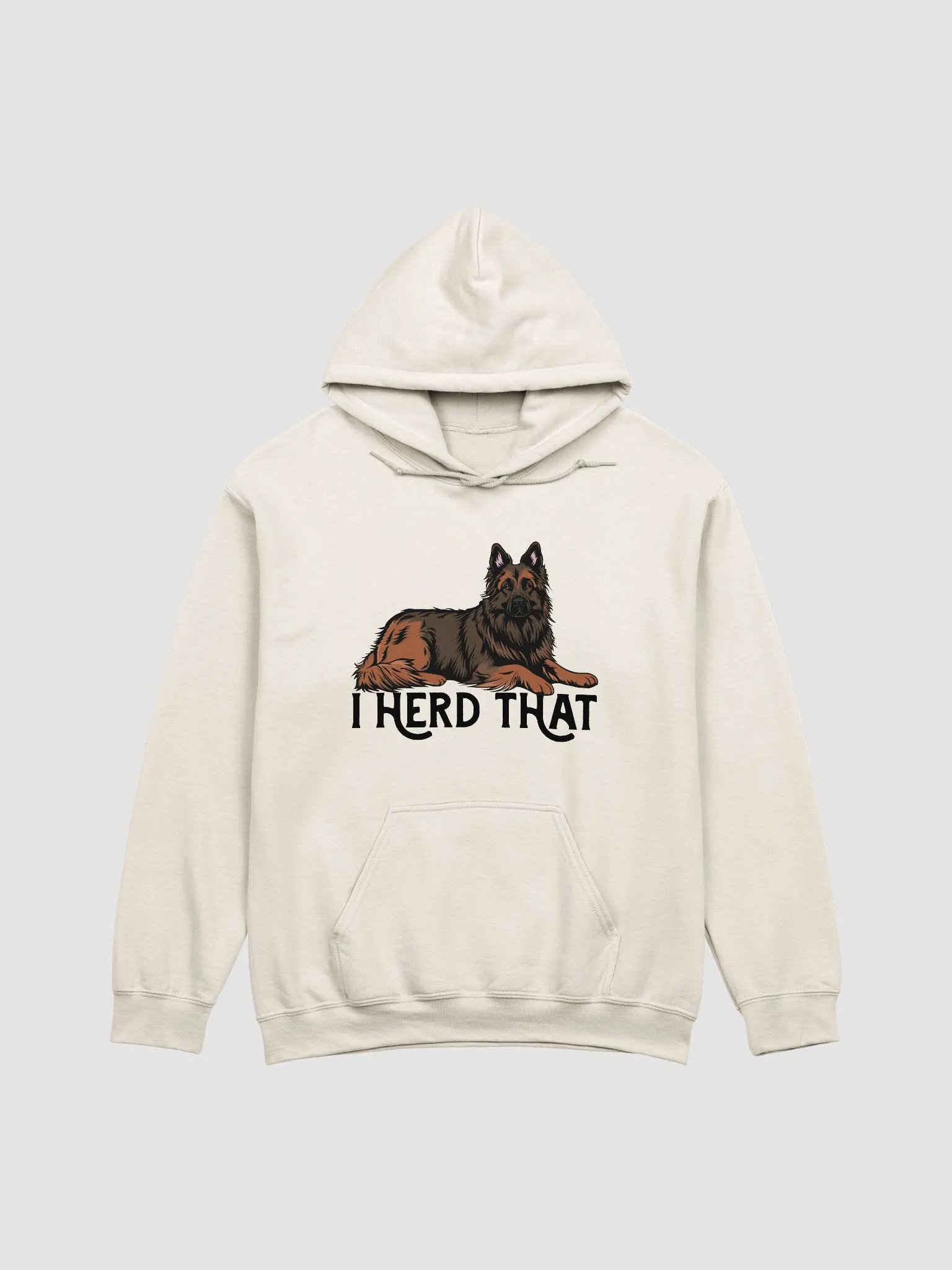 I Herd That Belgian Tervuren Hooded Sweatshirt | Funny Hoodie for Herding Dog Owners product image (18)