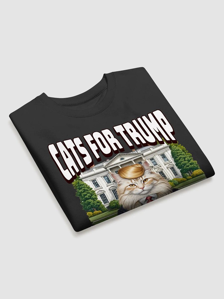 CATS FOR TRUMP 2024 MAKE CATS SAFE AGAIN UNISEX SWEATSHIRT product image (10)